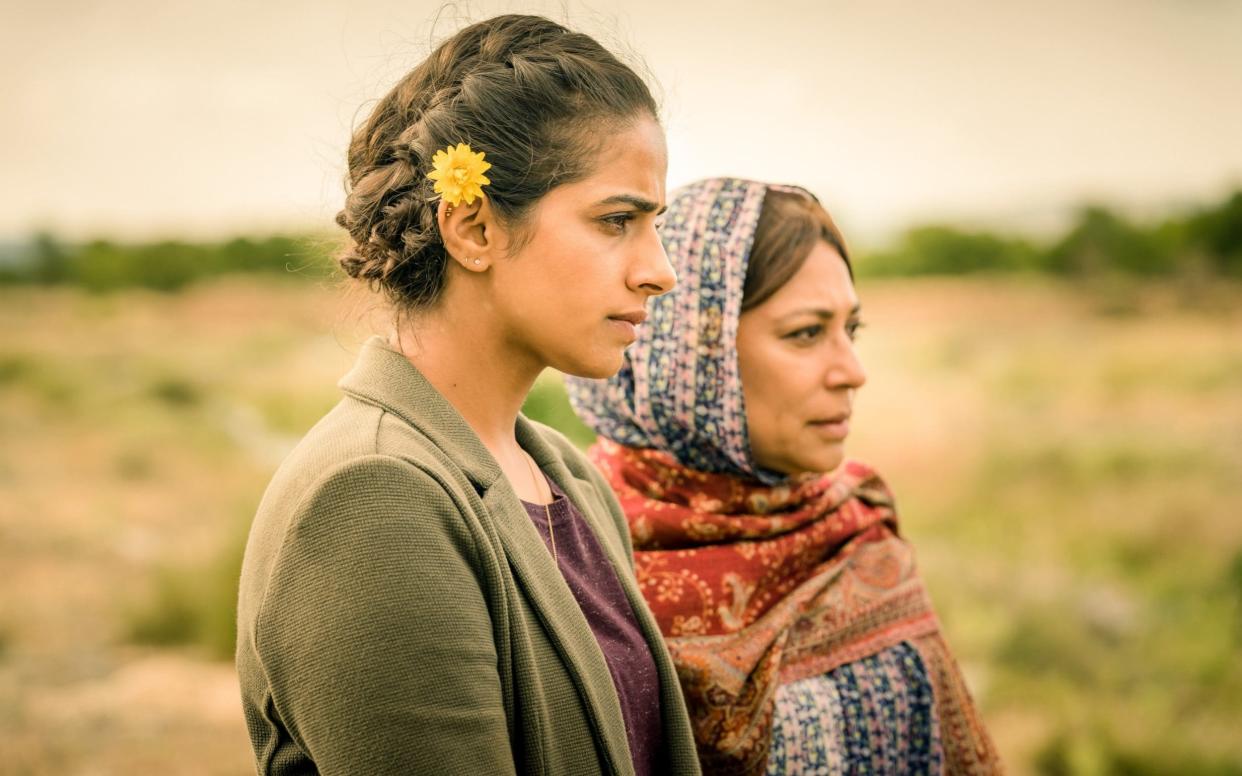 Yaz (Mandip Gill) and Hasna (Shaheen Khan) in Doctor Who - BBC