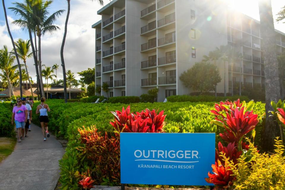 The Outrigger Kaanapali Beach Resort, in West Maui.