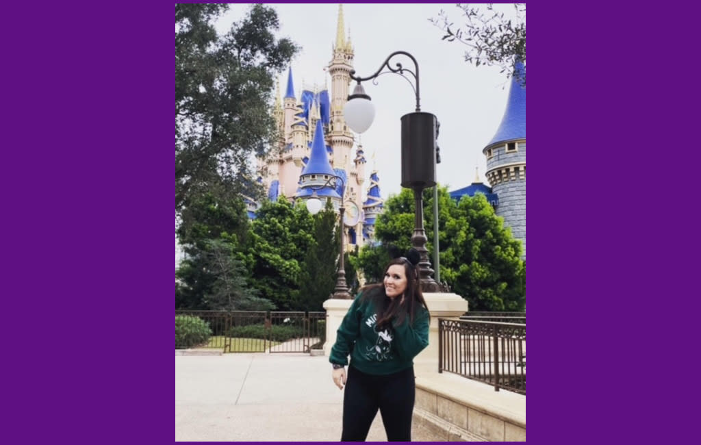 Liz Gramlich says she began selling her plasma as a way to fulfill her goal of visiting Walt Disney World once a month for an entire year. (Photo: Liz Gramlich)