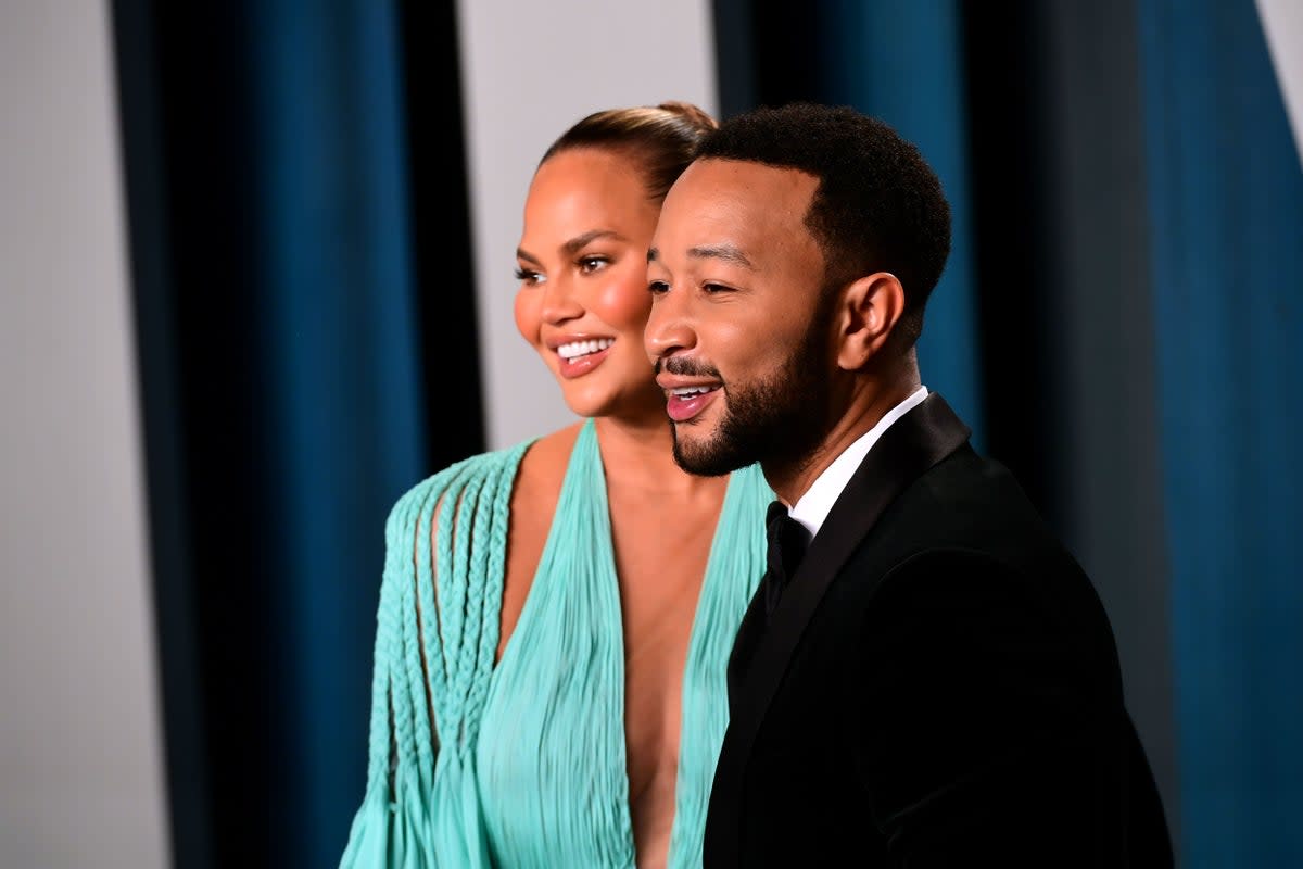 Chrissy Teigen and John Legend (Ian West/PA) (PA Archive)