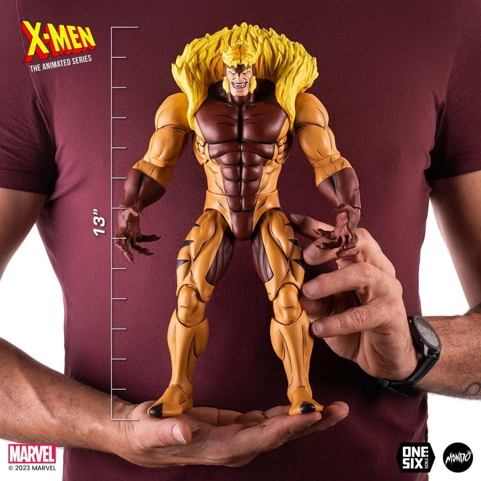 Sabretooth Mondo 1/6 scale figure torso shot.