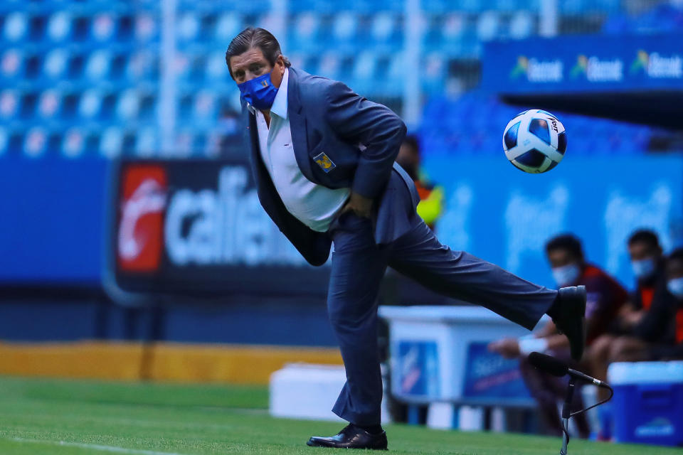 Miguel Herrera, entrenador de Tigres. (Foto: Getty Images)