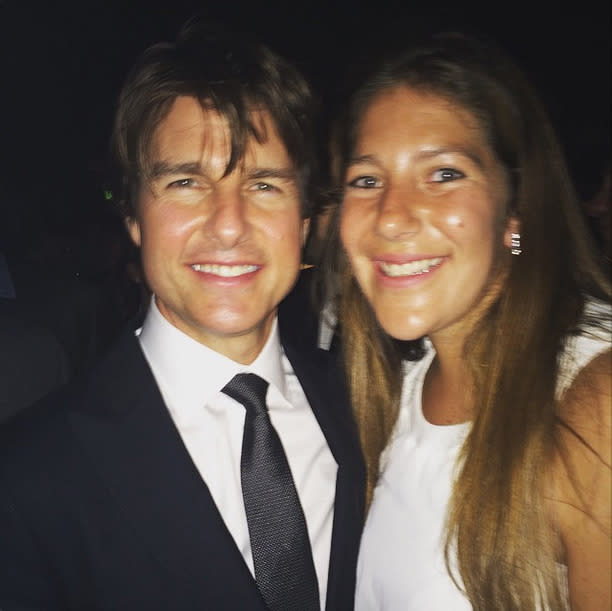 Tom Cruise and Ludovica Cutera selfie.