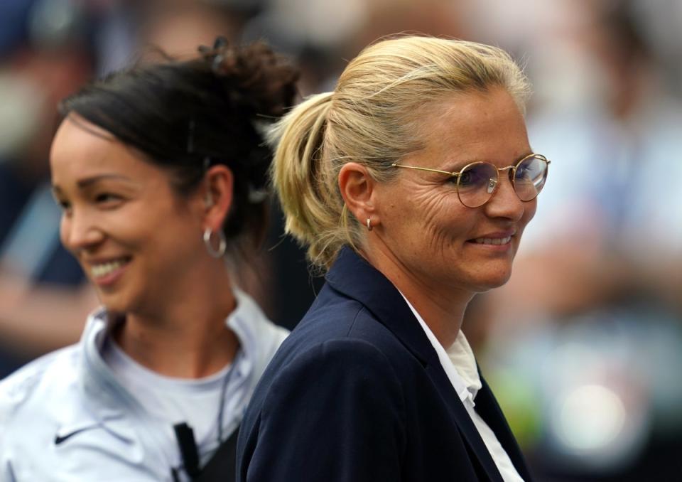 Sarina Wiegman ahead of the Euro 2022 final at Wembley (Nick Potts/PA) (PA Wire)