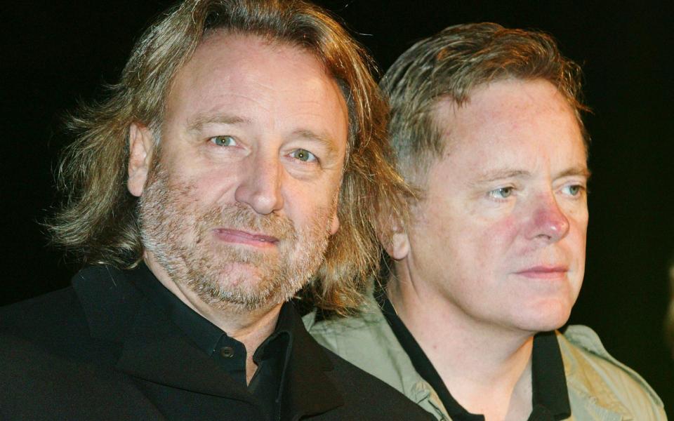 Peter Hook and Bernard Sumner in 2005 - getty