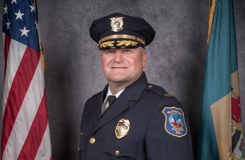 Recently-promoted Wilmington Police Inspector Matthew Hall.