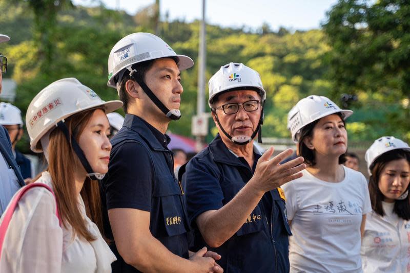 基泰建設釀大直房屋傾倒事件，北市府今晚向法院遞狀聲請第一波假扣押。（翻攝自蔣萬安臉書）