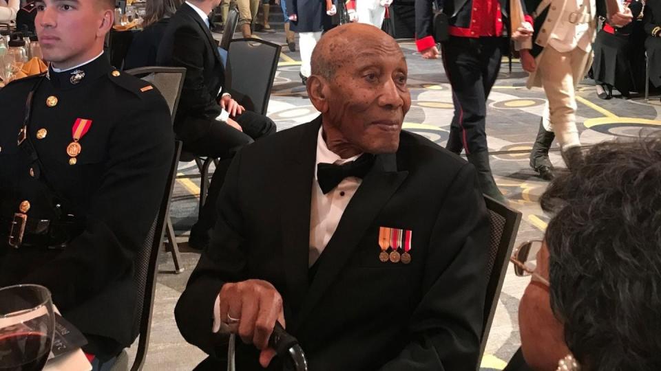 Larry Diggs at the commandant's Marine Corps birthday ball in Washington, D.C., in 2019. (Keith Widaman)