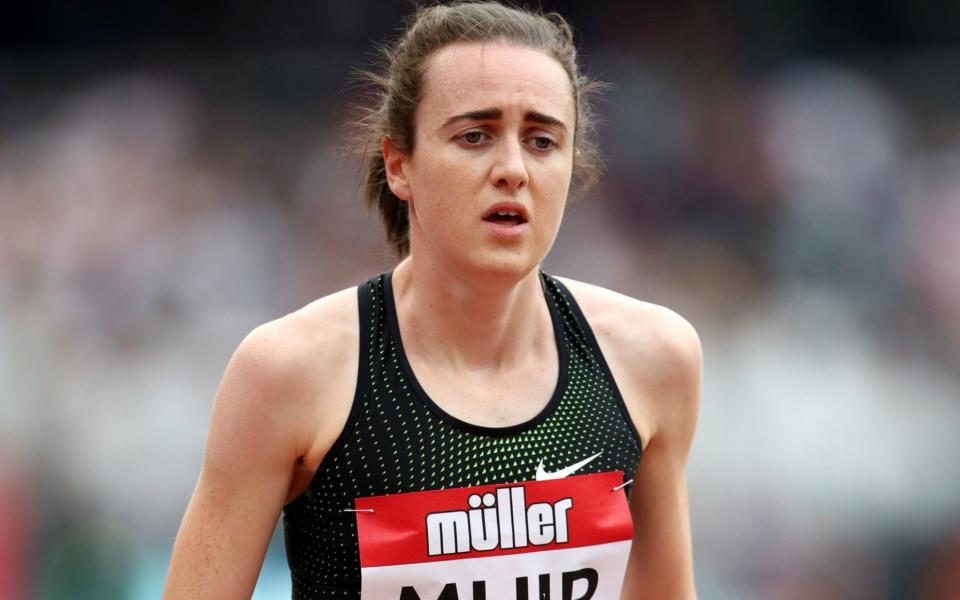 Laura Muir was overtaken in the last lap to finish fifth - PA