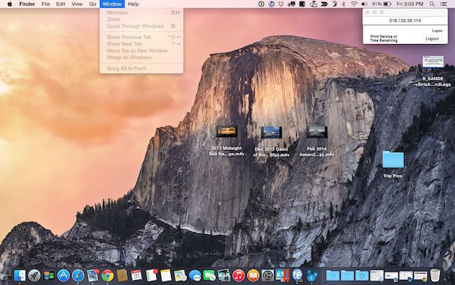 Mac OS X 10.10 Yosemite Dark Mode Hack