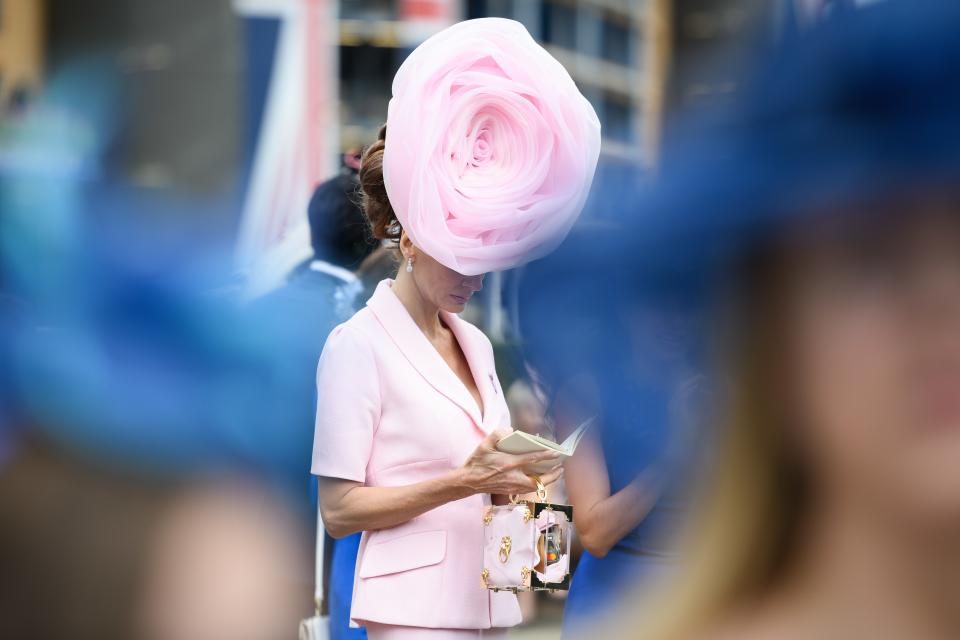 A Royal Ascot attendee