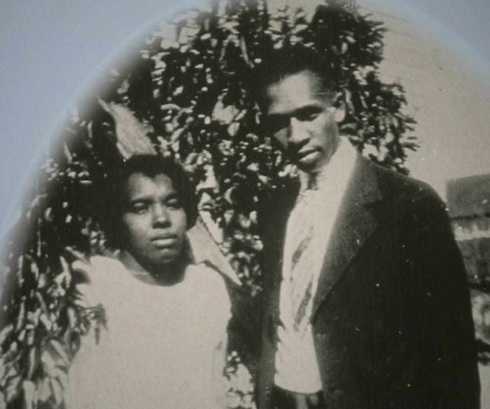 Civil rights pioneer Harry T. Moore and his wife Harriette in an undated file photo released by the attorney general’s office in Orlando in 2005. Then Attorney General Charlie Crist announced that a reward has been offered for information leading to the identification of the perpetrators of the Christmas 1951 bombing murders of the Moores in Mims, Florida.