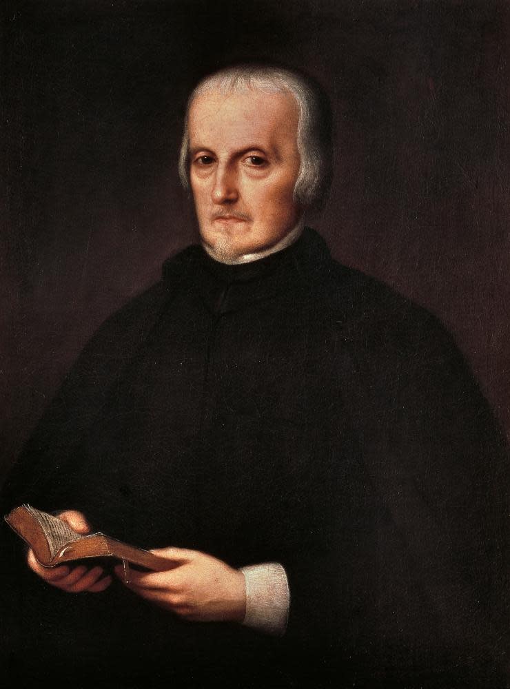 Portrait of 17th-century dramatist Pedro Calderón de la Barca.