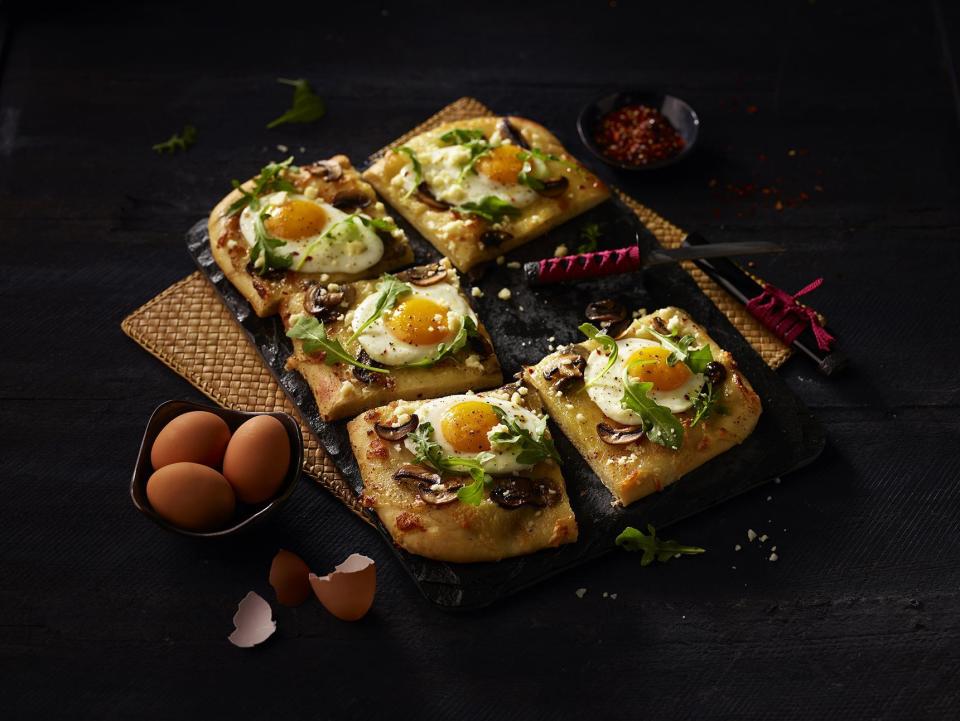 Egg and Mushroom Flatbread