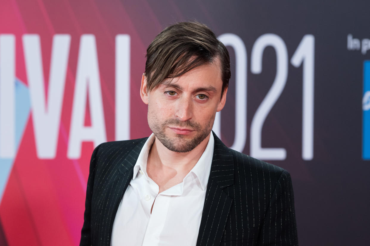 LONDON, UNITED KINGDOM - OCTOBER 15: Kieran Culkin attends the European premiere of season 3 of 'Succession' television series at the Royal Festival Hall during the 65th BFI London Film Festival in London, United Kingdom on October 15, 2021. (Photo by Wiktor Szymanowicz/Anadolu Agency via Getty Images)