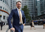 Raffaele Petrone, jr partner at Armonia SGR, poses for a photograph at Canary Wharf in London, Britain August 10, 2017. Picture taken August 10, 2017. REUTERS/Peter Nicholls