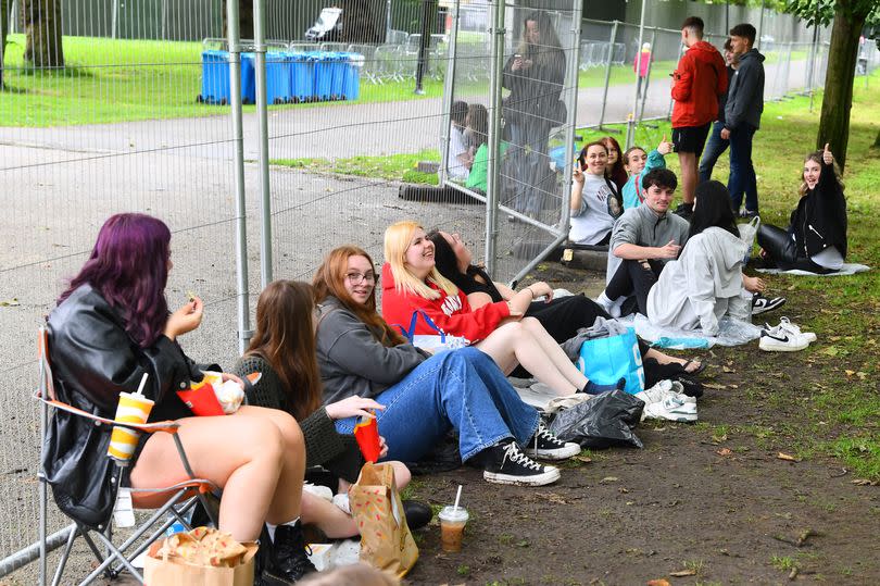 Fans of Catfish and the Bottlemen queuing up for In the Park