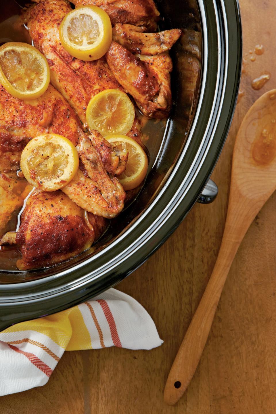 Slow-cooked Barbecued Chicken