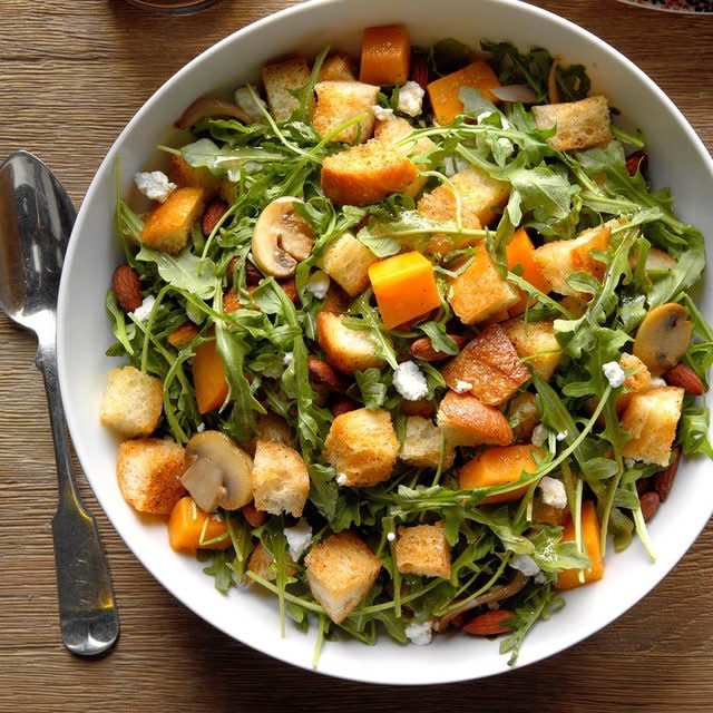 Butternut Squash Panzanella Salad