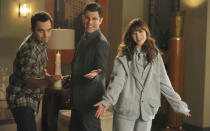 <p>...était enceinte pendant le tournage de la quatrième saison de New Girl. </p>...