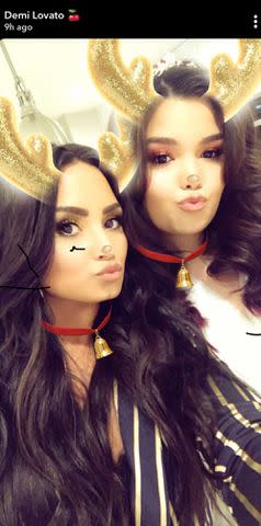 Demi Lovato/Snapchat Demi Lovato and Madison De La Garza