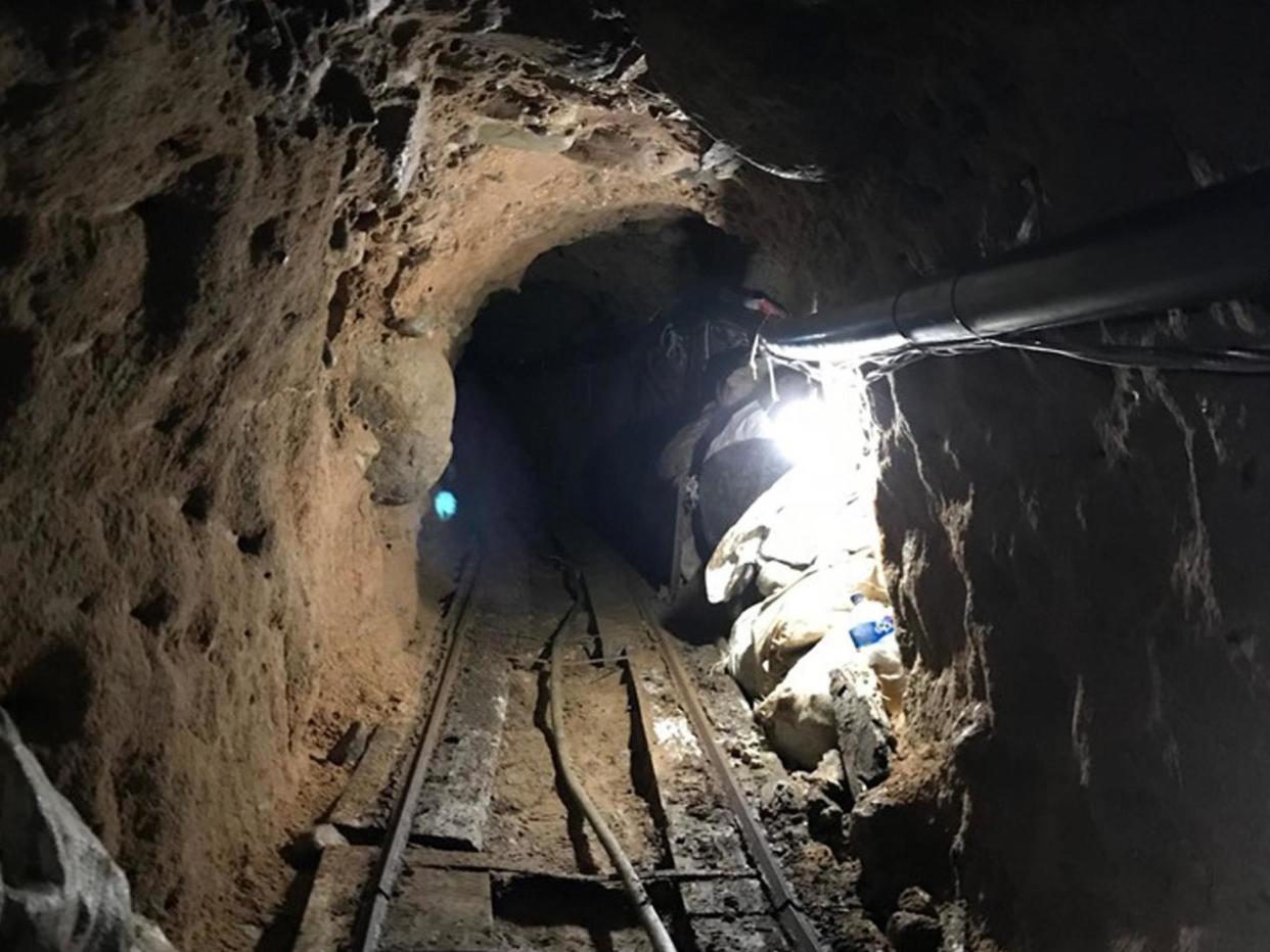 The tunnel was used to move drugs between the US and Mexico: San Diego Tunnel Task/ Force Department of Homeland Security