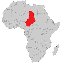 Map of the Kanem-Bornu empire