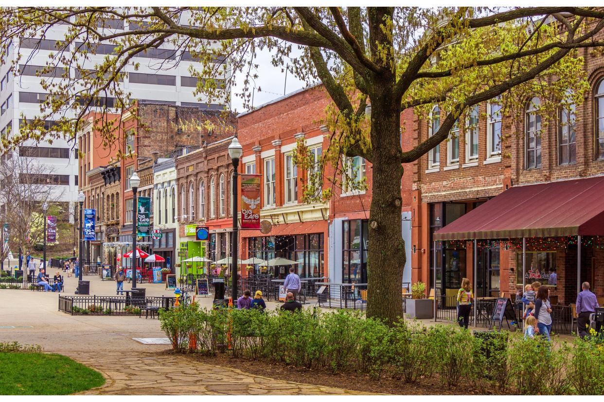 Market square in Knoxville, Tennessee 