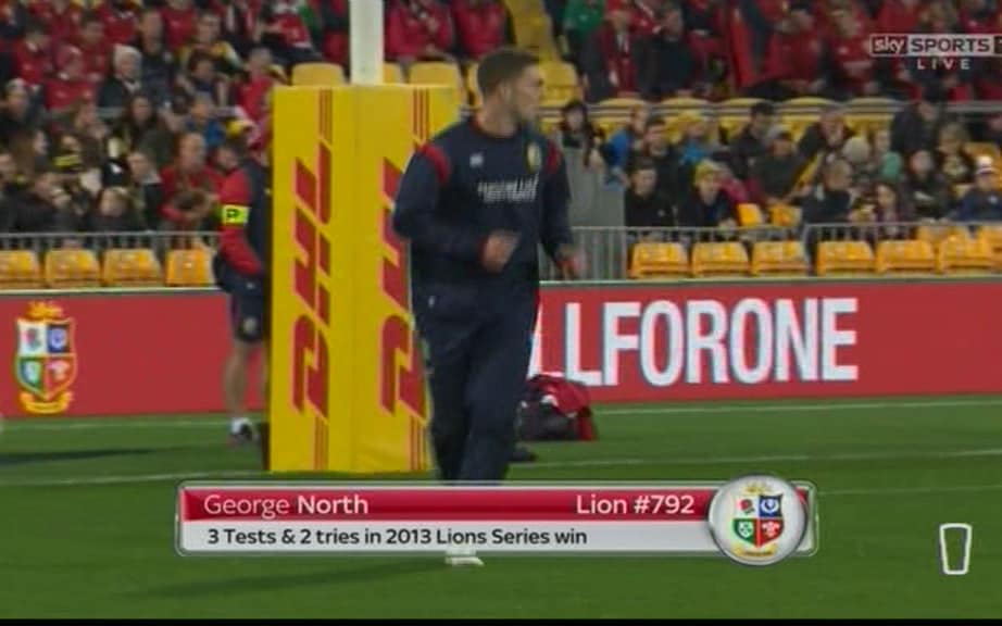 George North - Credit: Sky Sports