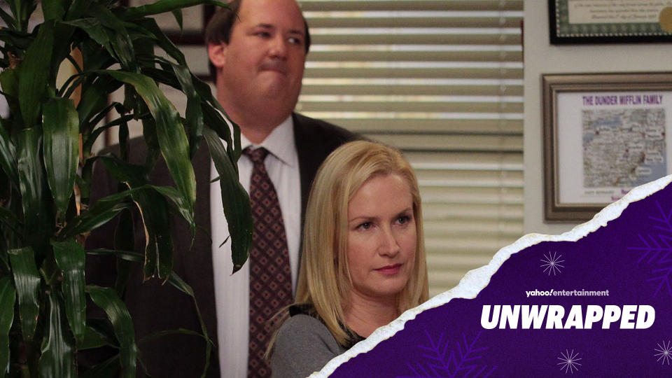 Brian Baumgartner and Angela Kinsey in 'The Office' (NBC/Everett Collection)