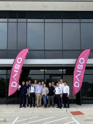 Daiso leadership team visiting new distribution center in Texas.