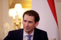 FILE PHOTO: Austrian Chancellor Sebastian Kurz at Downing Street in London