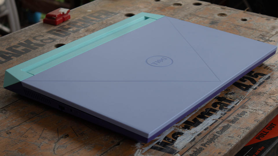 Dell G15 folded over