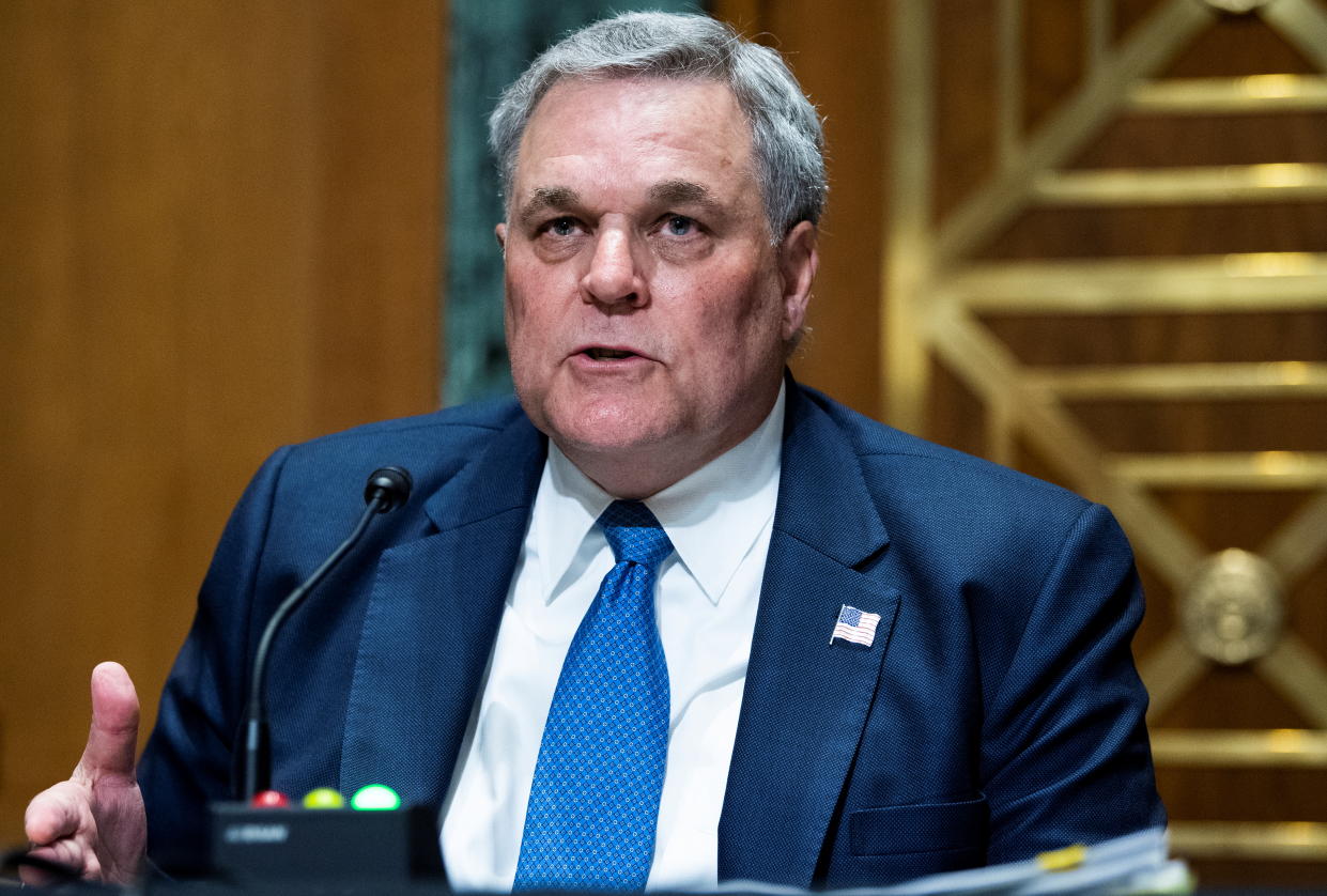 Charles P. Rettig, commissioner of the Internal Revenue Service, in Dirksen Senate Office Building in Washington, D.C., U.S. (Credit: Tom Williams/Pool via REUTERS)