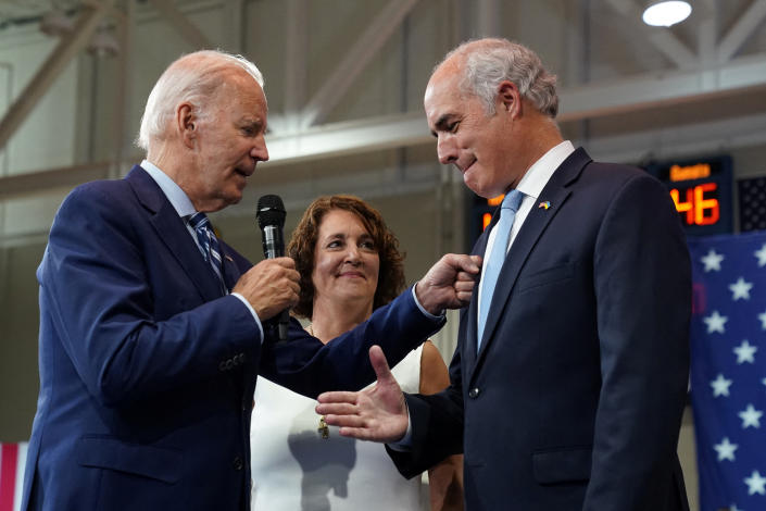 Joe Biden with Bob Casey