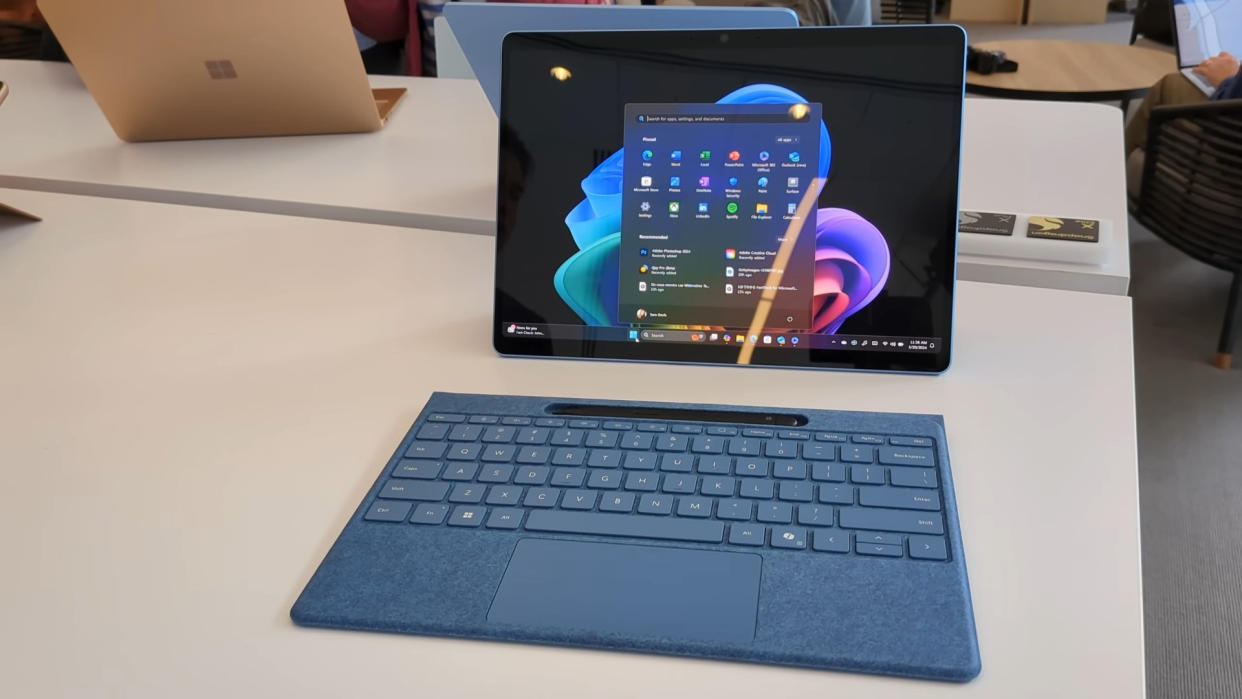  Surface Pro 11th Edition with Surface Pro Flex Keyboard. 