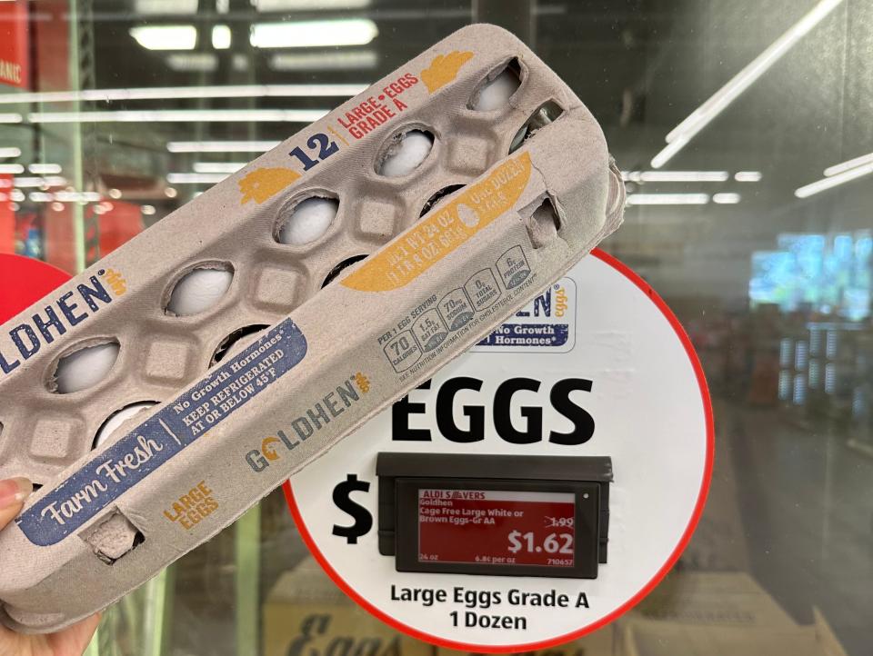 Eggs at Aldi