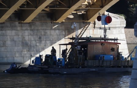 Tourist boat accident in Budapest