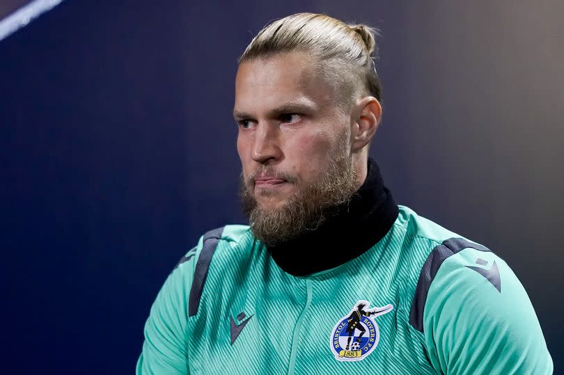 Bristol Rovers goalkeeping coach Anssi Jaakkola. -Credit:Robbie Stephenson/JMP