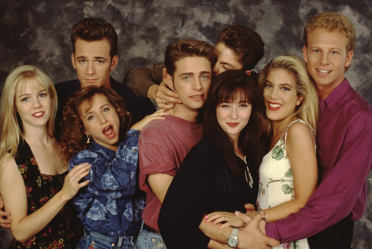 Shannen Doherty descubrió el sabor del éxito en los '90s de la mano de 'Beverly Hills, 90210'. (Foto de Mark Sennet/Getty Images)