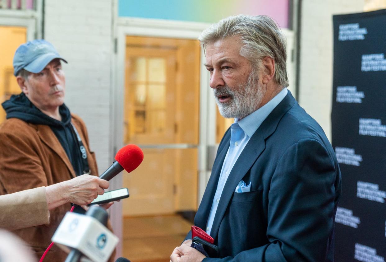 L'acteur Alec Baldwin lors de la première d'un documentaire, le 7 octobre 2021, à New York.  - Mark Sagliocco / GETTY IMAGES NORTH AMERICA / Getty Images via AFP