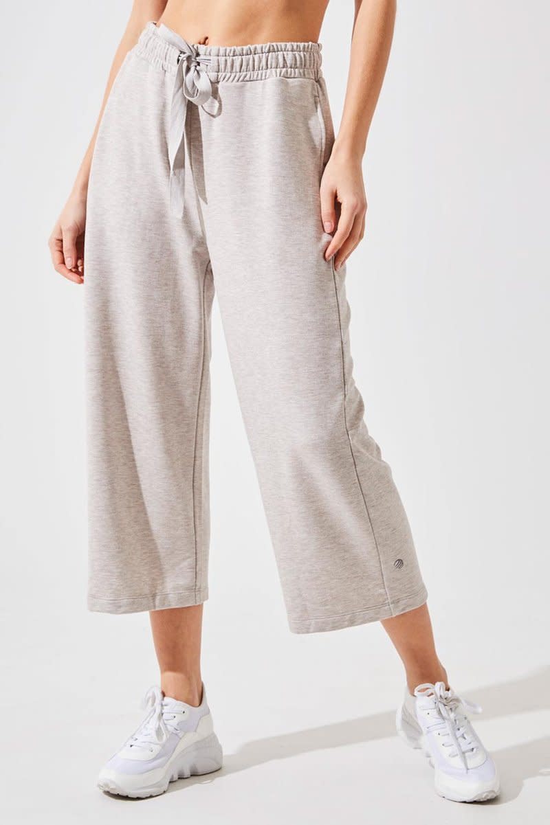 Hypnotic Recycled Polyester Cropped Wide Leg Pant. Image via MPG Sport.