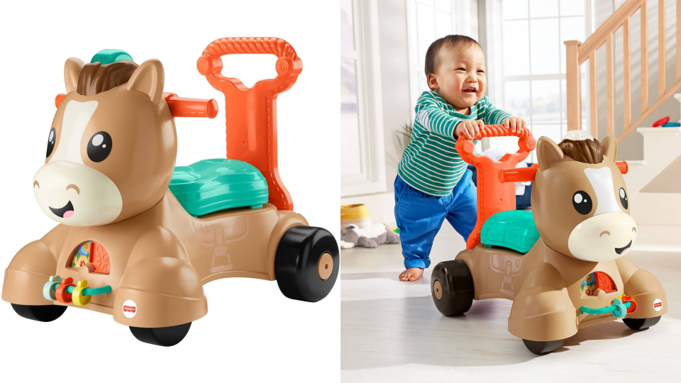 Best toys and gifts for 1-year-olds: Fisher-Price Walk, Bounce, and Ride