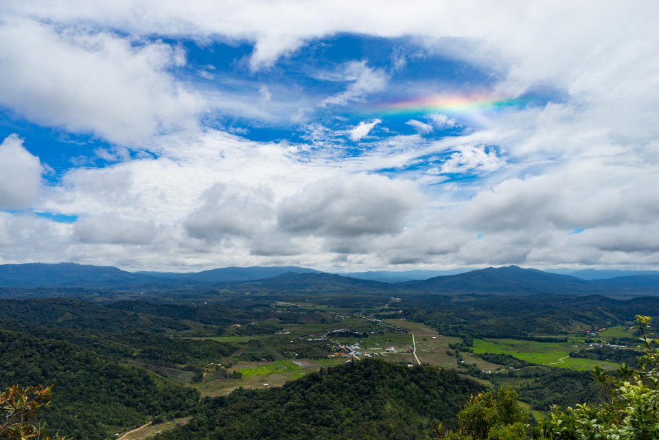 View of Bario from Prayer Mountain. Bario is a community of 13 to 16 villages located on the Kelabit Highlands in Miri, Sarawak, Malaysia, lying at an altitude of 1000m above sea level. (Photo: Gettyimages)