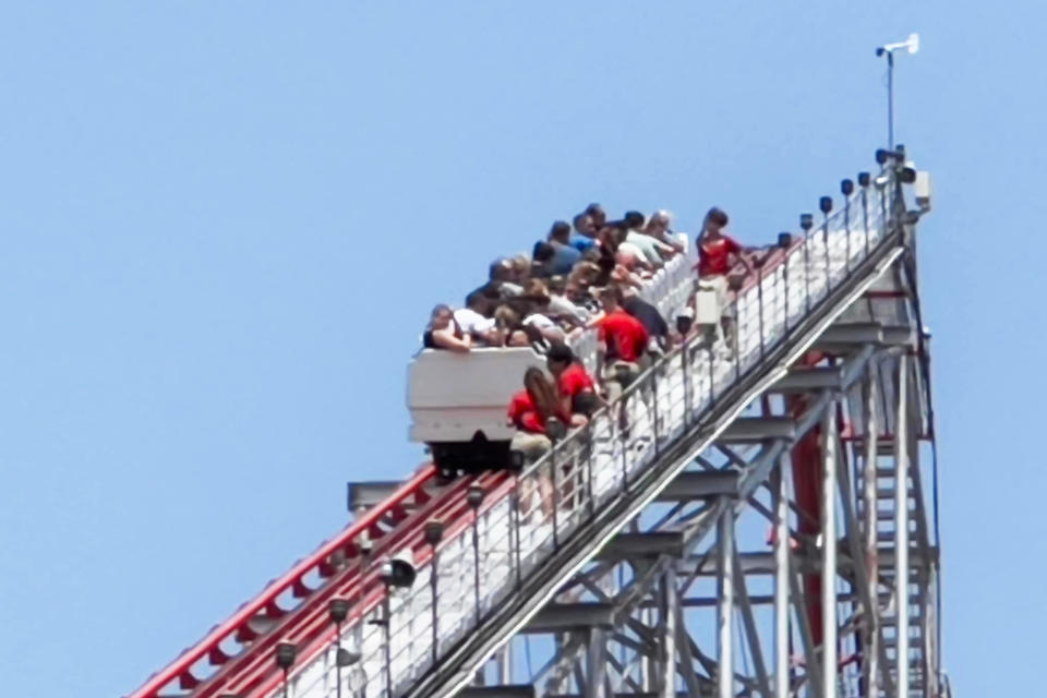 Cedar Point theme park in Sandusky, Ohio on July 31, 2023. (Tony Cafego / via Facebook)