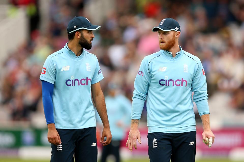 Ben Stokes, right, has been impressed with Saqib Mahmood (PA Wire)