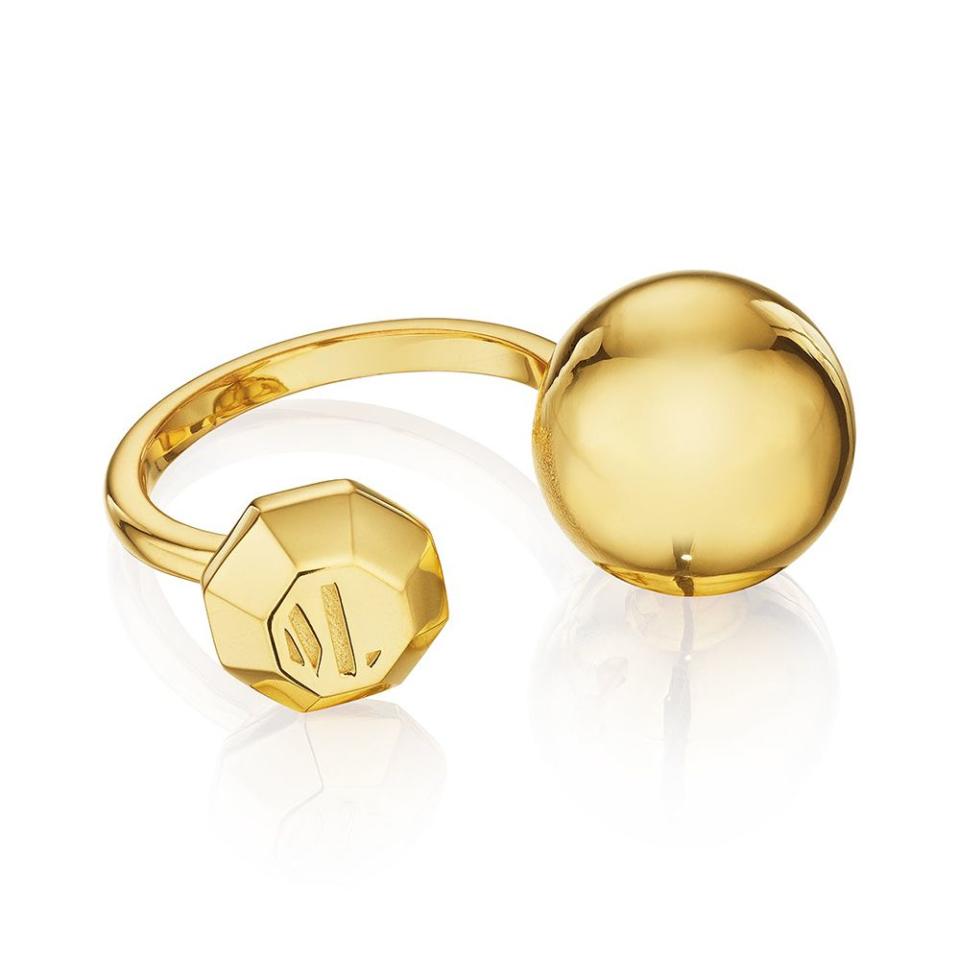 <p><a href="https://www.manluu.com/collections/jewelry/products/ml-bead-open-ring-yellow-gold" rel="nofollow noopener" target="_blank" data-ylk="slk:Shop Now;elm:context_link;itc:0;sec:content-canvas" class="link ">Shop Now</a></p><p>ML Open Ring</p><p>$600.00</p><p>manluu.com</p>