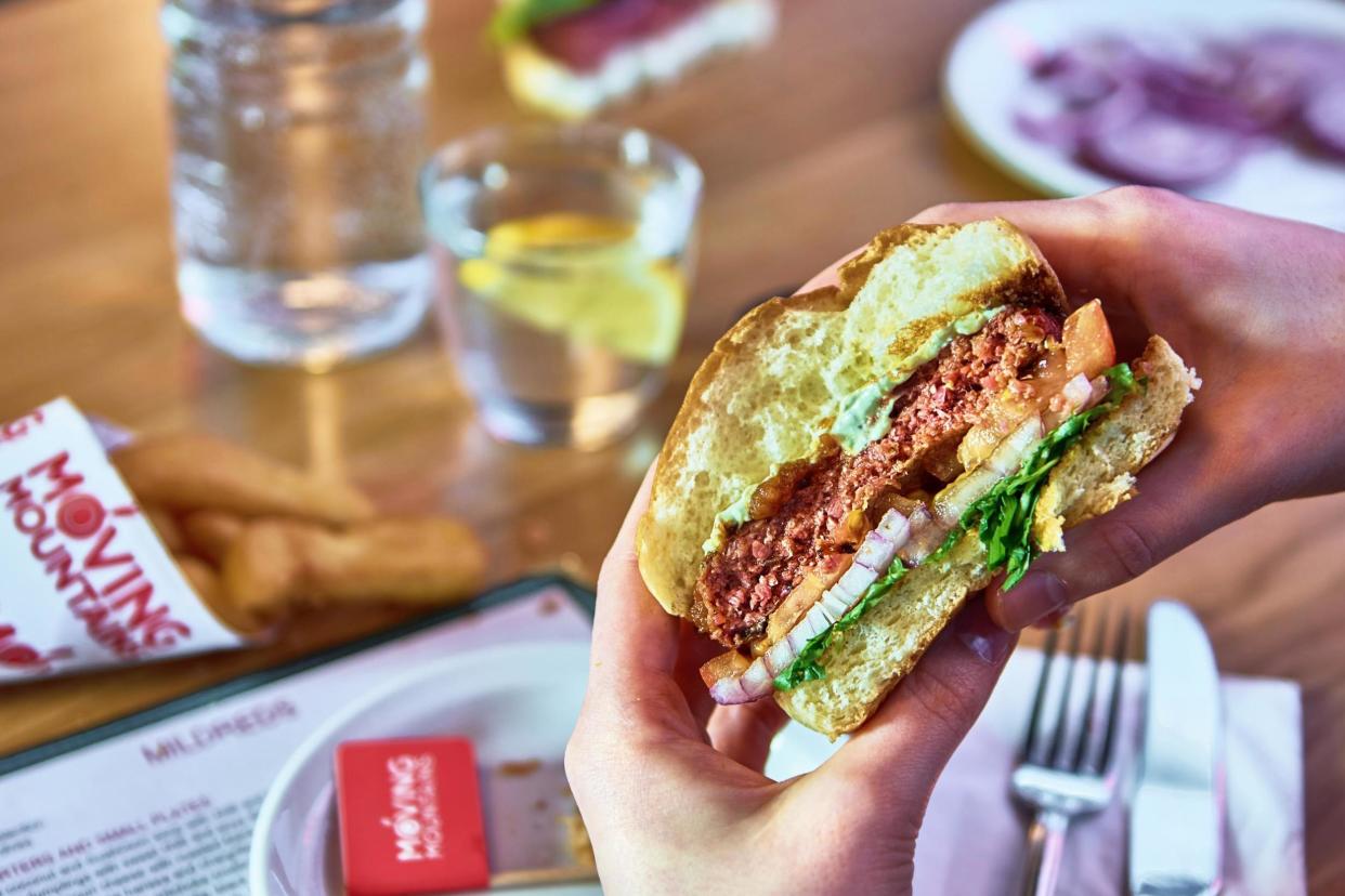 Can't believe it's not meat: Mildreds 'bleeding' vegan burger