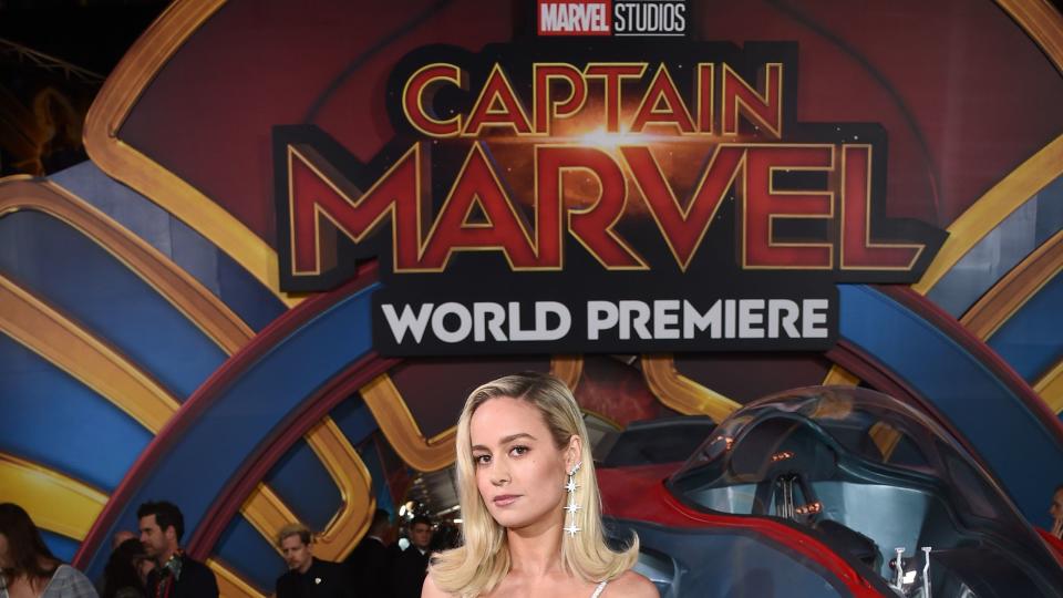 'captain marvel' film premiere, roaming arrivals, el capitan theatre, los angeles, usa 04 mar 2019