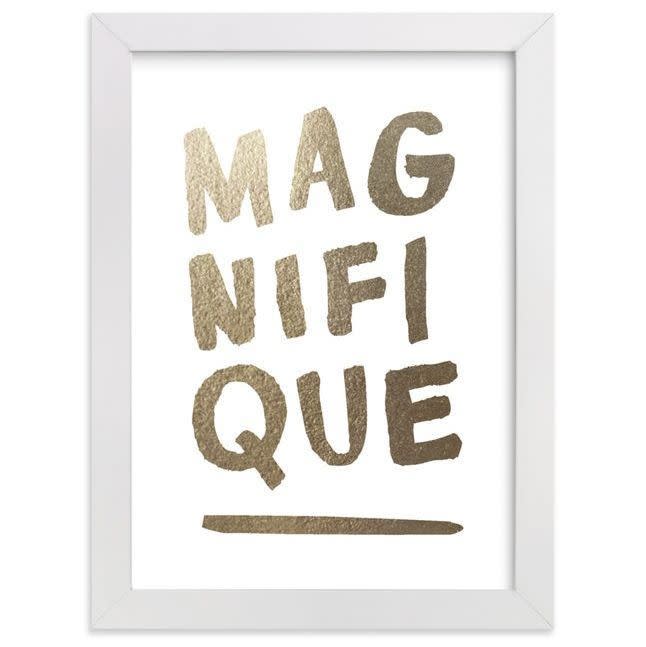 37) Marabou Design Magnifique Foil Stamped Wall Art